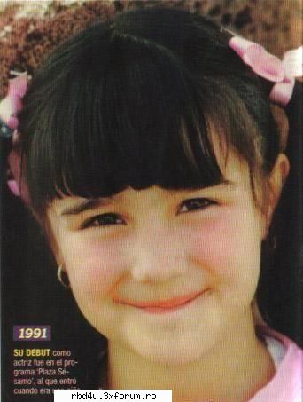 dulce cand era mica - dul_rbd - Dulce.Maria - Roberta♥